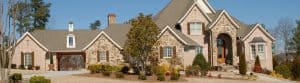 Large brick home