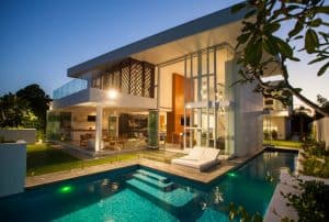 Upscale house