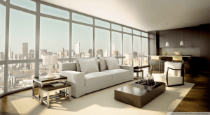 Open concept living area