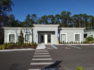 Exterior of building