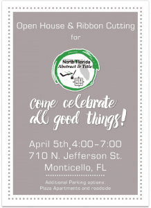 North Florida Abstract & Title Open House flyer