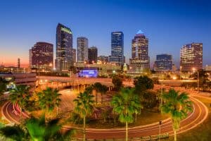 Tampa, Florida, USA downtown skyline